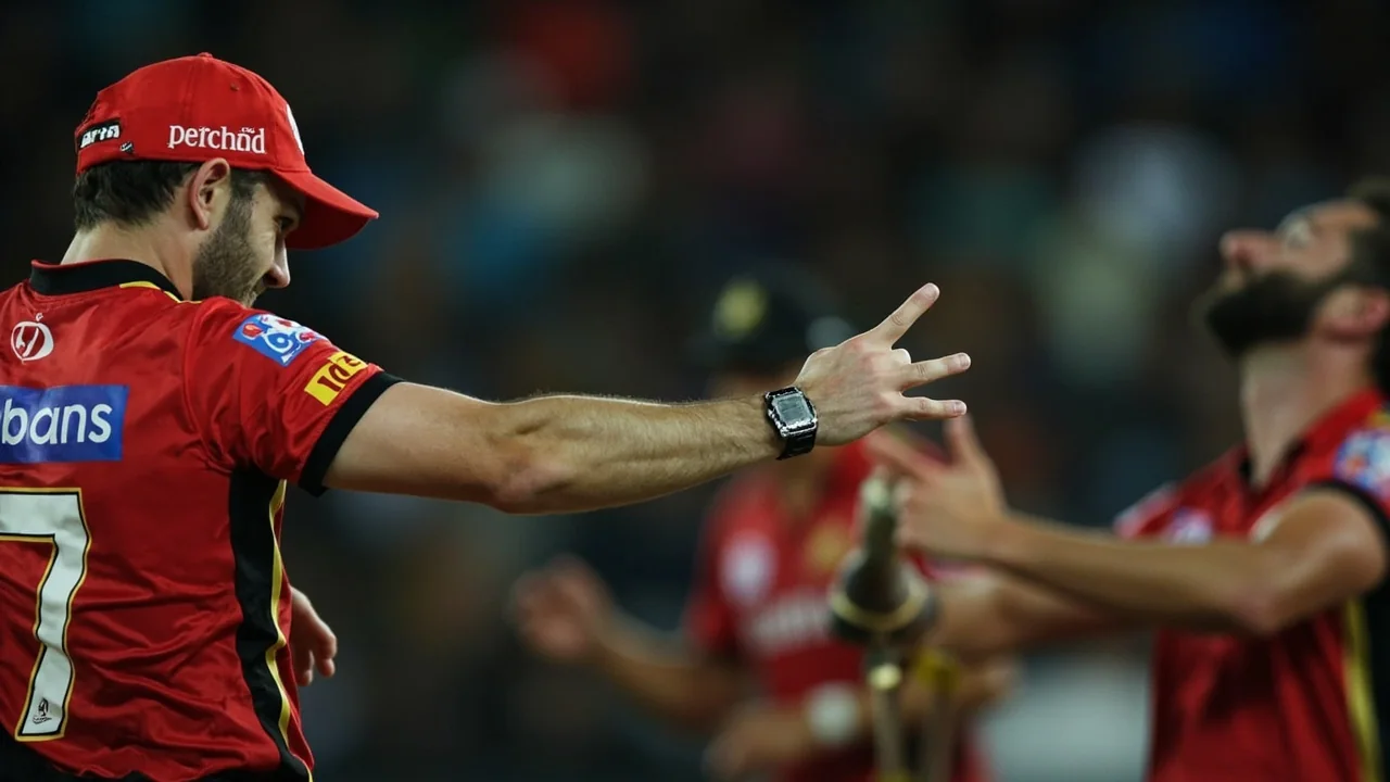Medium context shot of a T20 team huddle near the boundary rope, used inside the IPL 2026 captain watch squad-construction section